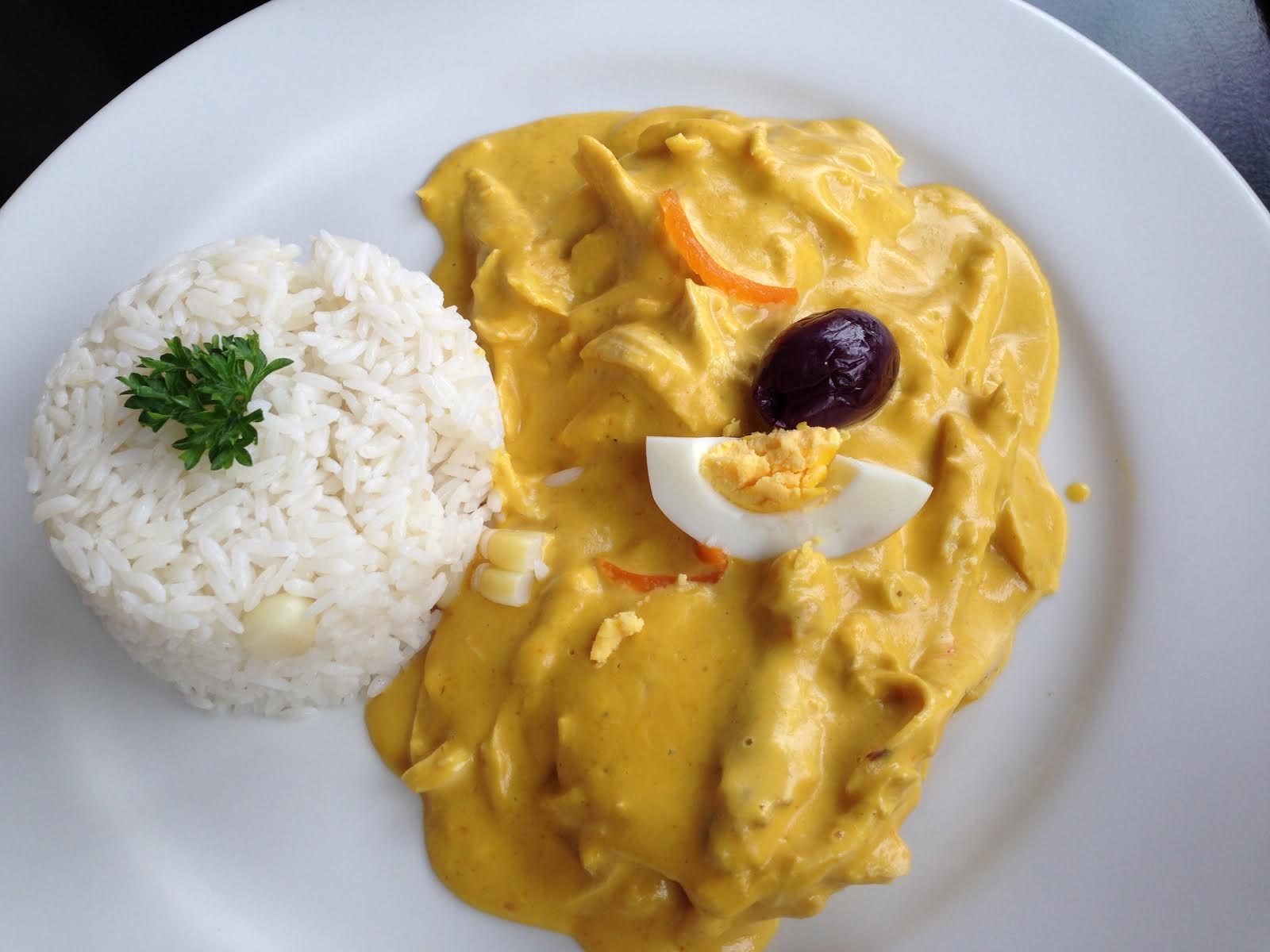 Revuelto de yuca con queso y cebollino