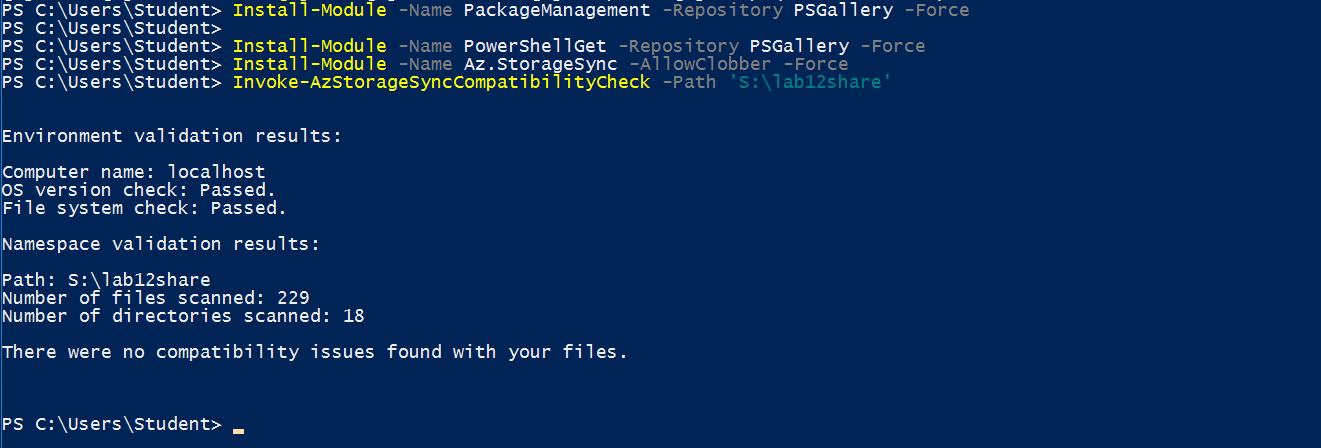 Azure file sync