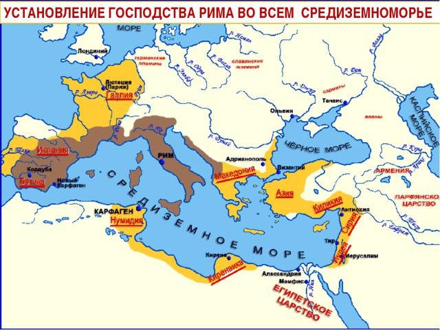 Рим завоеватель средиземноморья презентация 5 класс