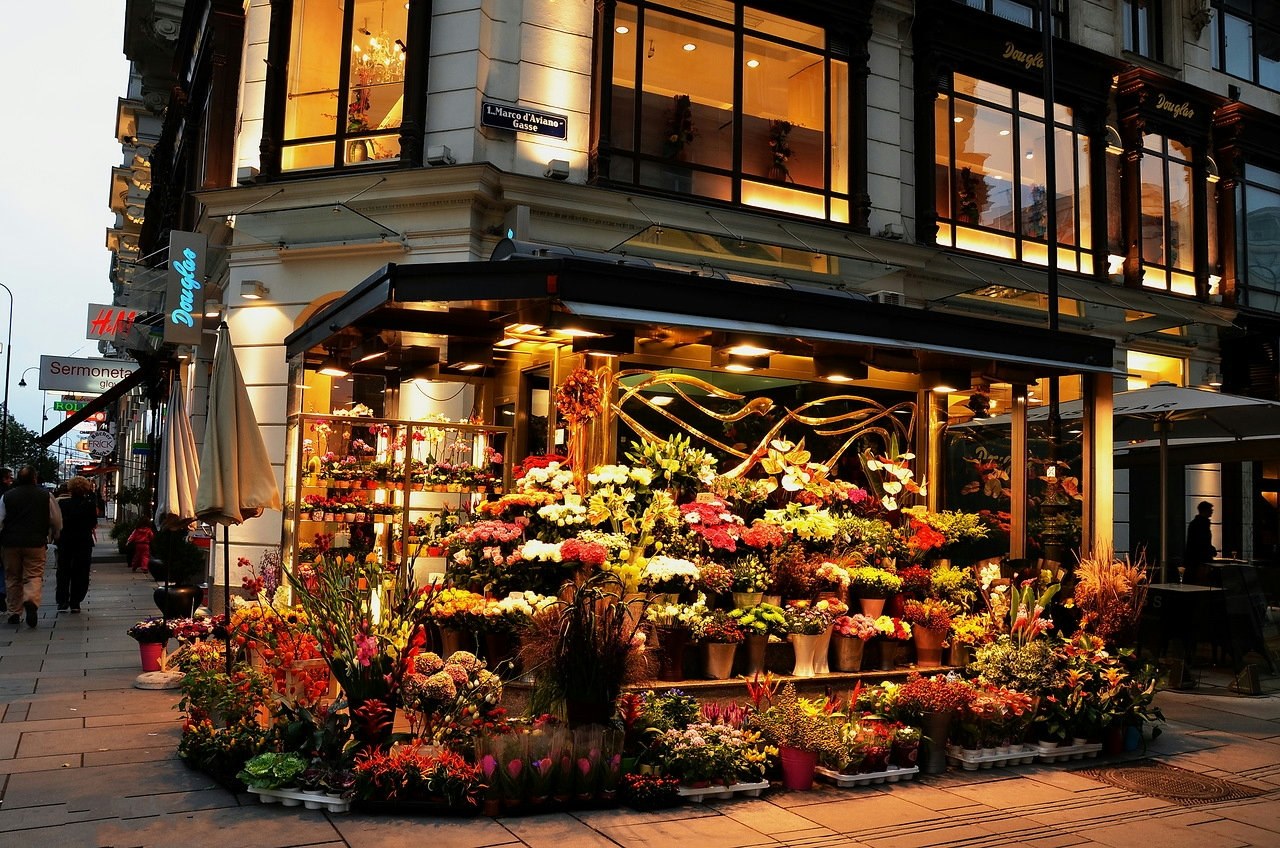 Самые красивые цветочные магазины
