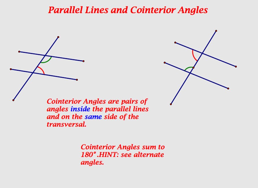 Alternate Corresponding And Interior Angles