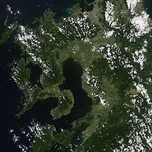 Satellitenbild der Ariake-See, 2007