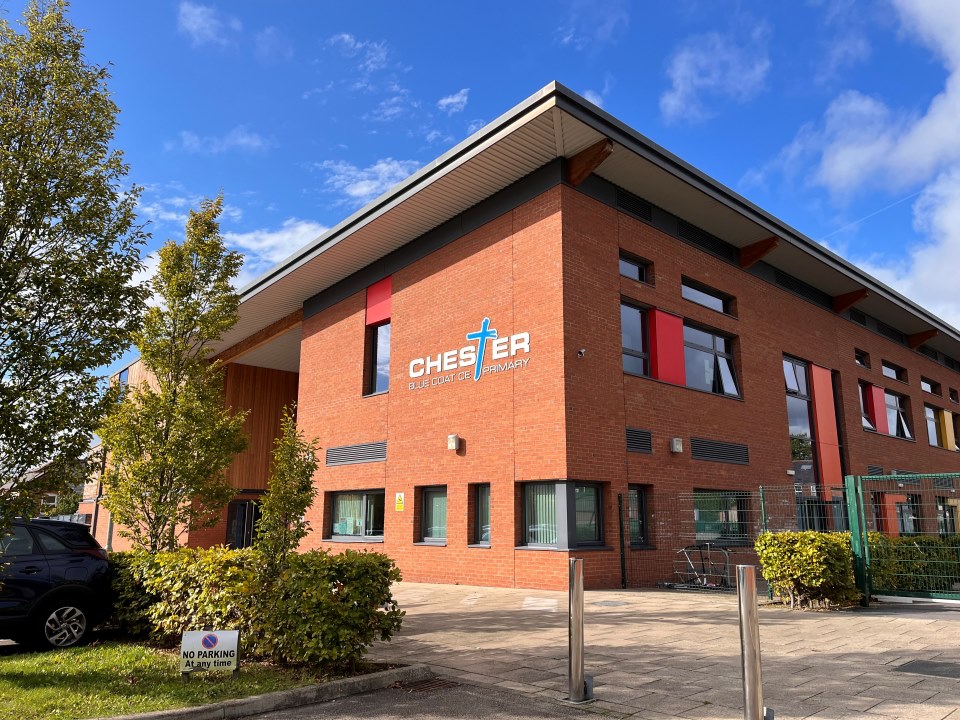 chester blue coat ce primary school