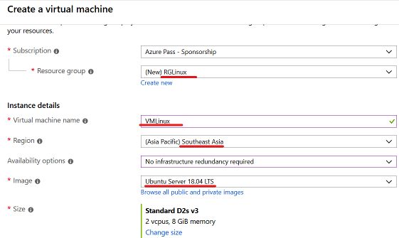 lab Microsoft Azure