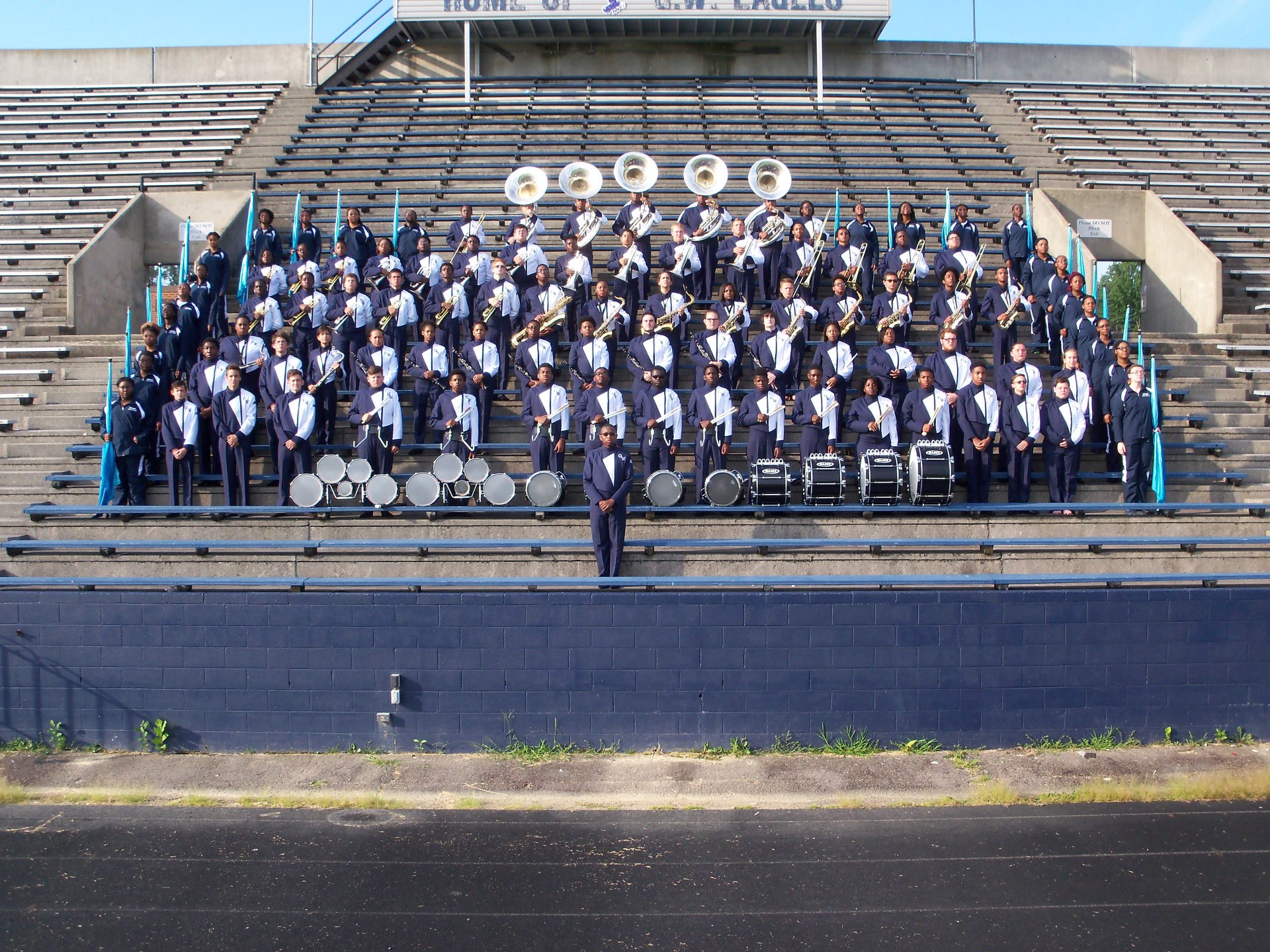 George Washington High School Marching Eagles Accessibility View