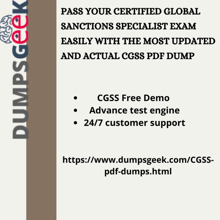 CGSS Reliable Dumps Sheet