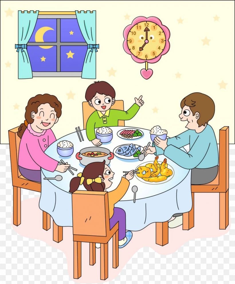 Завтракать вечером. Семейный ужин рисунок. Вечер для детей. Семейный завтрак. Ужин картинка для детей.