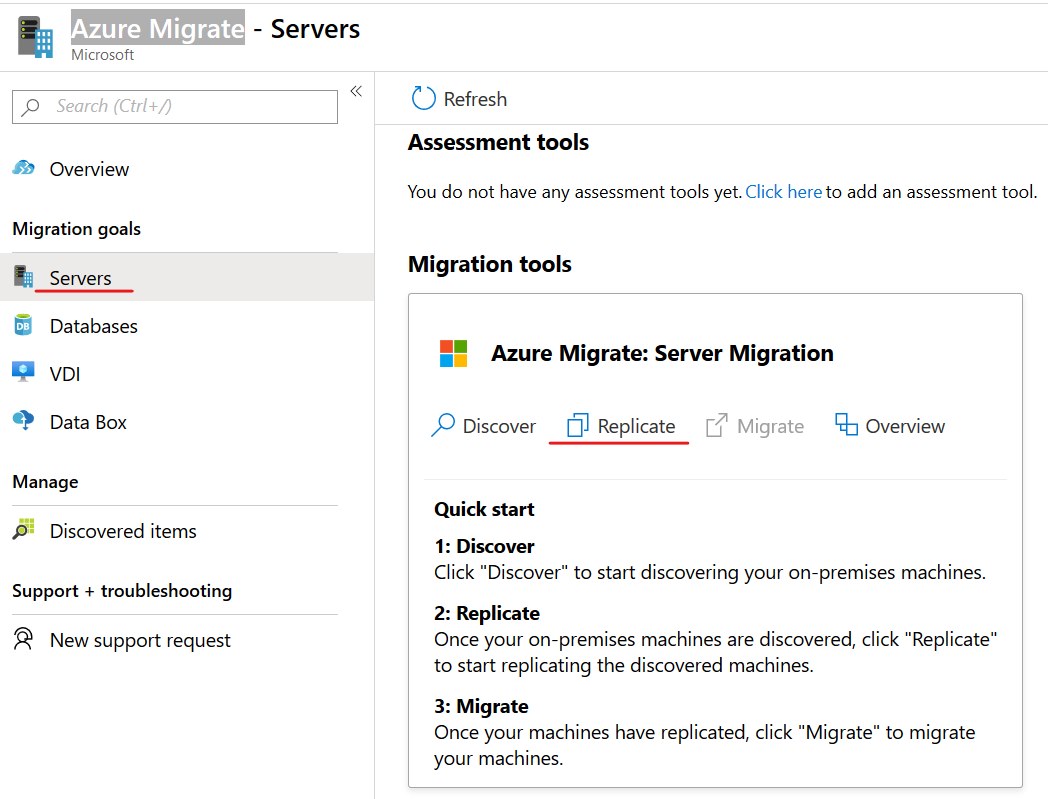 Migrate Physical Server to Azure