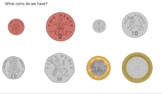 money coin recognition