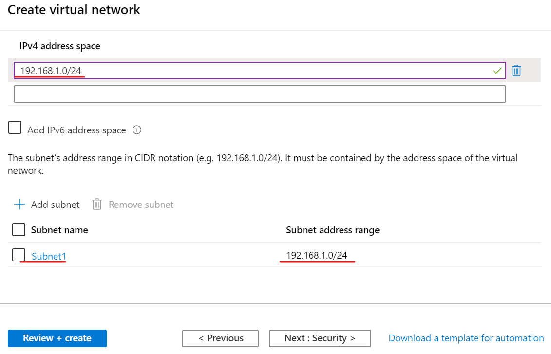 Vnet Peering