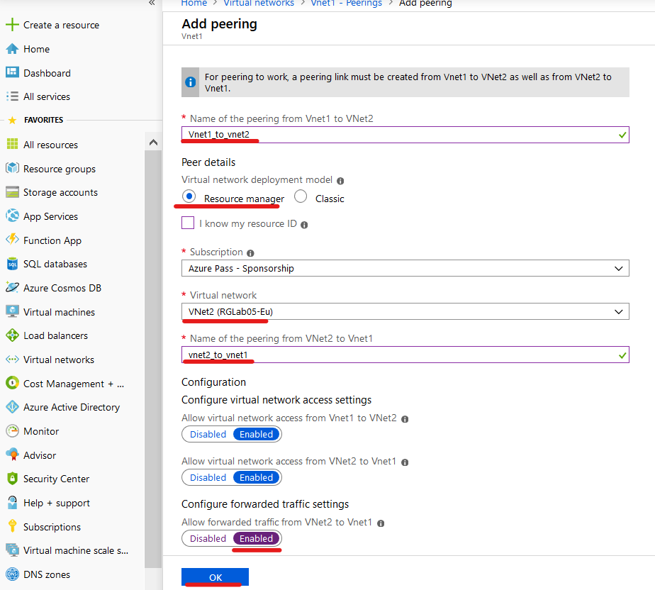 Lab Microsoft azure