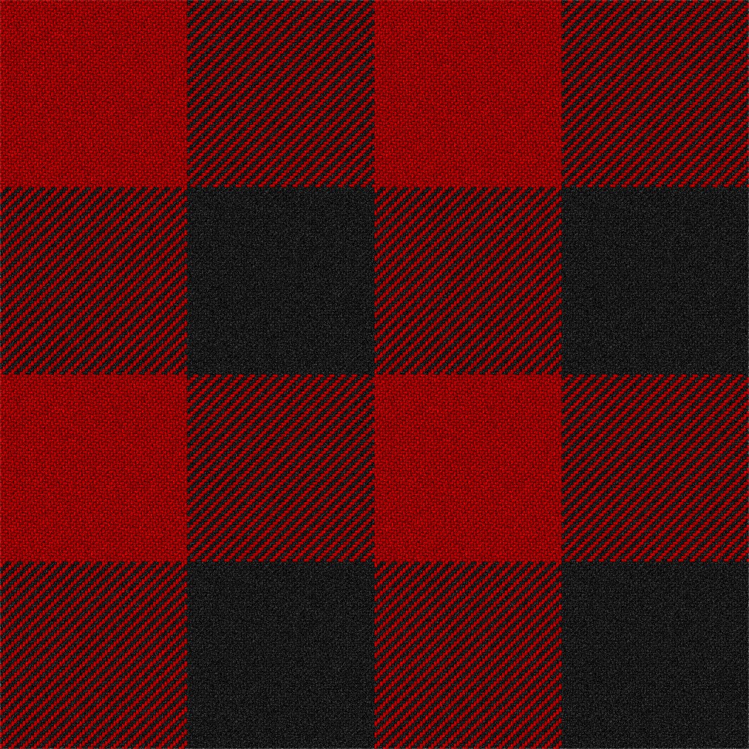 MACGREGOR Red and Black Tartan