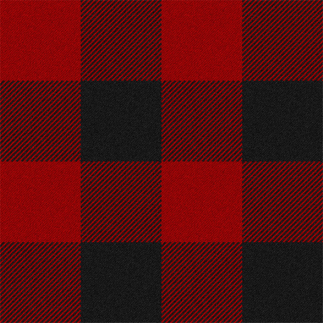 MACGREGOR Red and Black Tartan