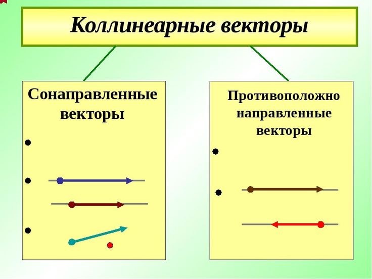 Противоположные векторы фото