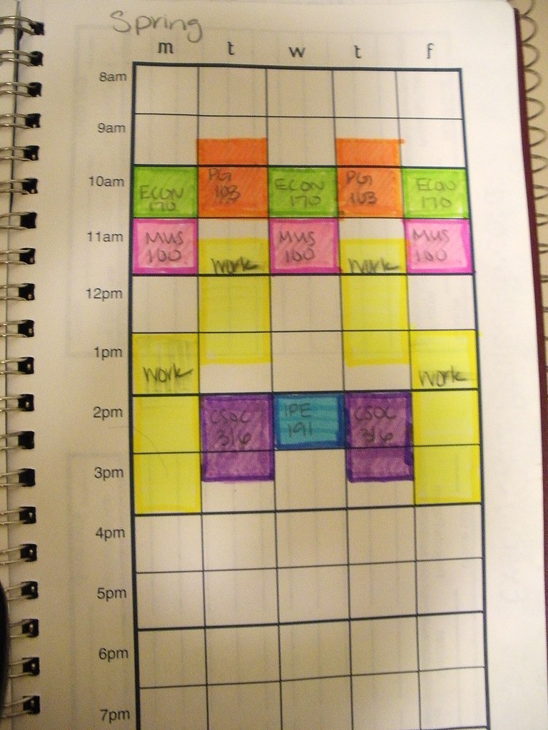 026-365-spring-semester-schedule-just-classes-and-work