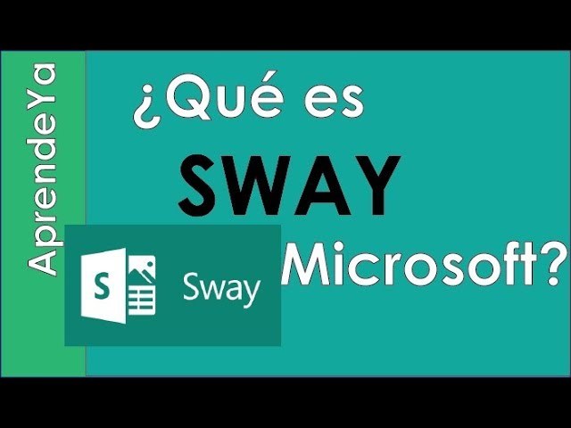 Sway как сделать презентацию