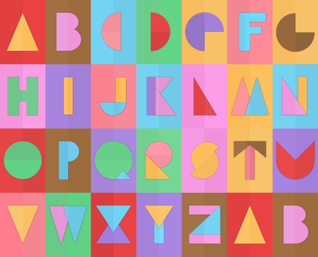 математические цифры и фигуры.