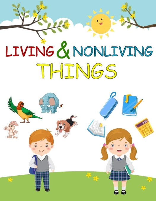 clipart living and non living things activity