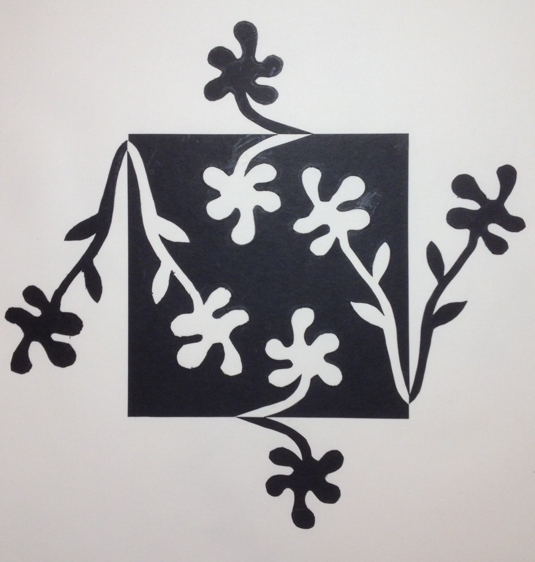 7th Grade Notan Design (Accessibility view)