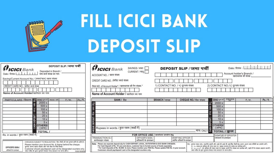 ICICI Bank. Bank deposit. Deposit Slip. Bank account name что это. Bank slip