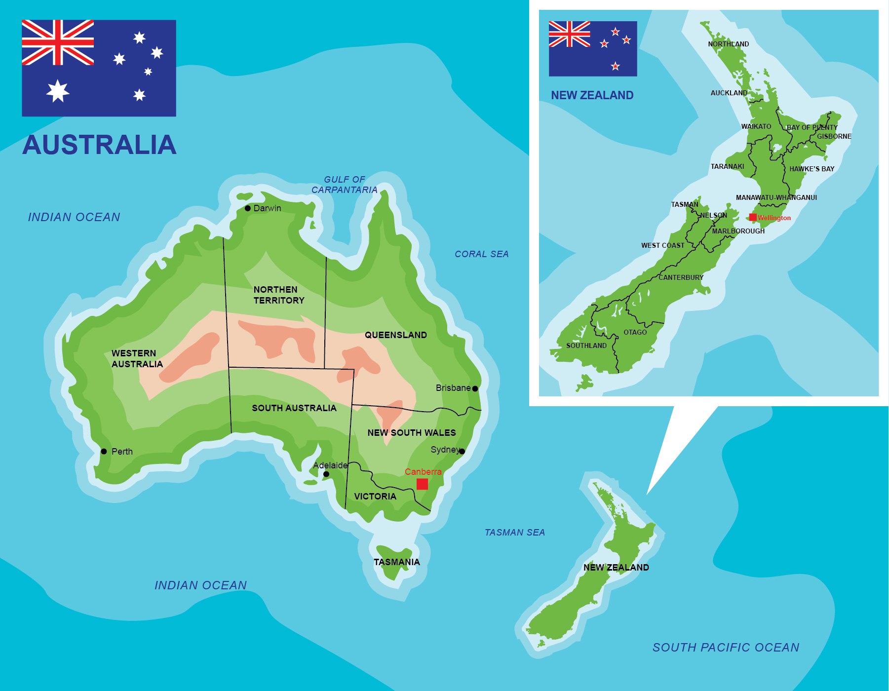 Австралия и новая зеландия. Карта Австралии и новой Зеландии. Остров новая Зеландия на карте мира. Остров Зеландия на карте. Новая Зеландия и Австралия на карте на карте.