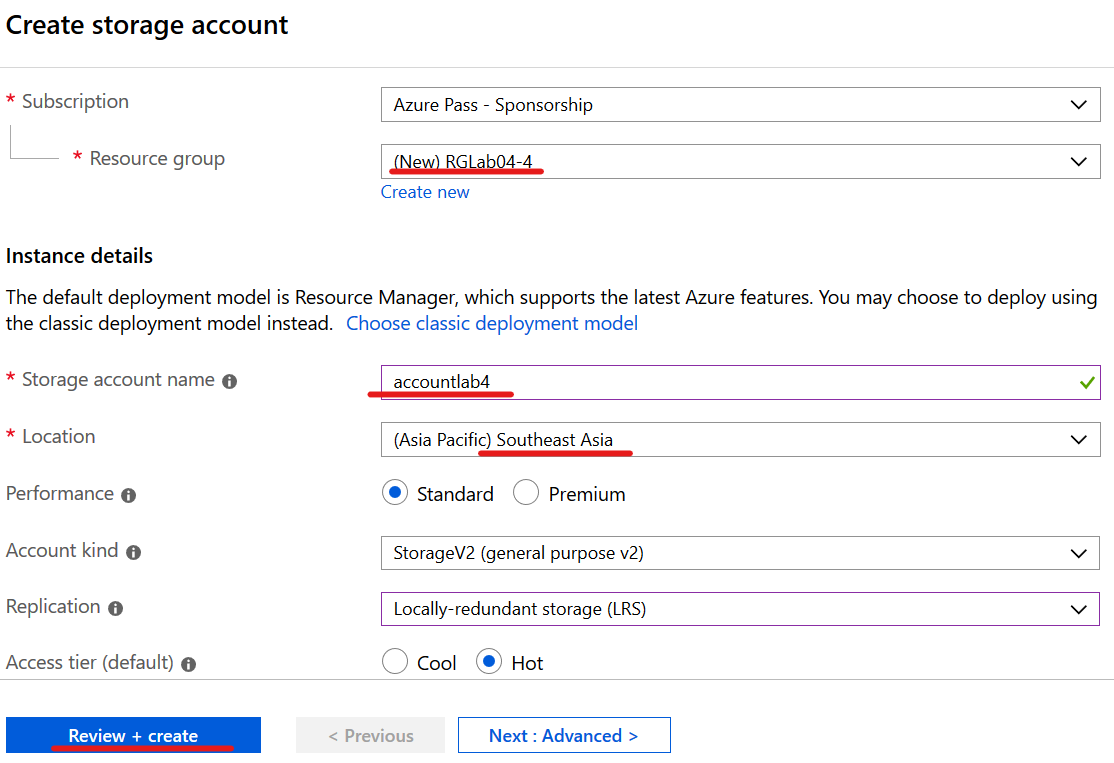 Lab Microsoft Azure