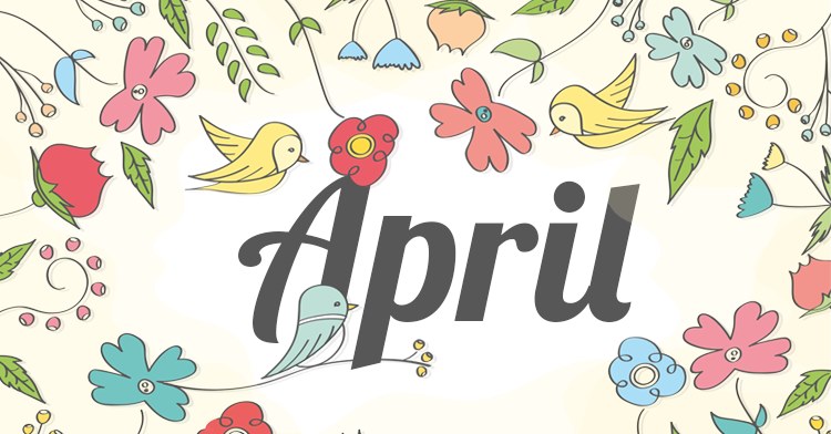 April. Апрель слово. April картинки. April месяц.