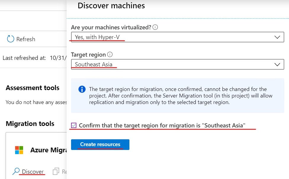 Migrate virtualized servers to Azure