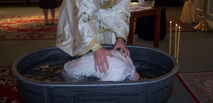 christian baptism ceremony