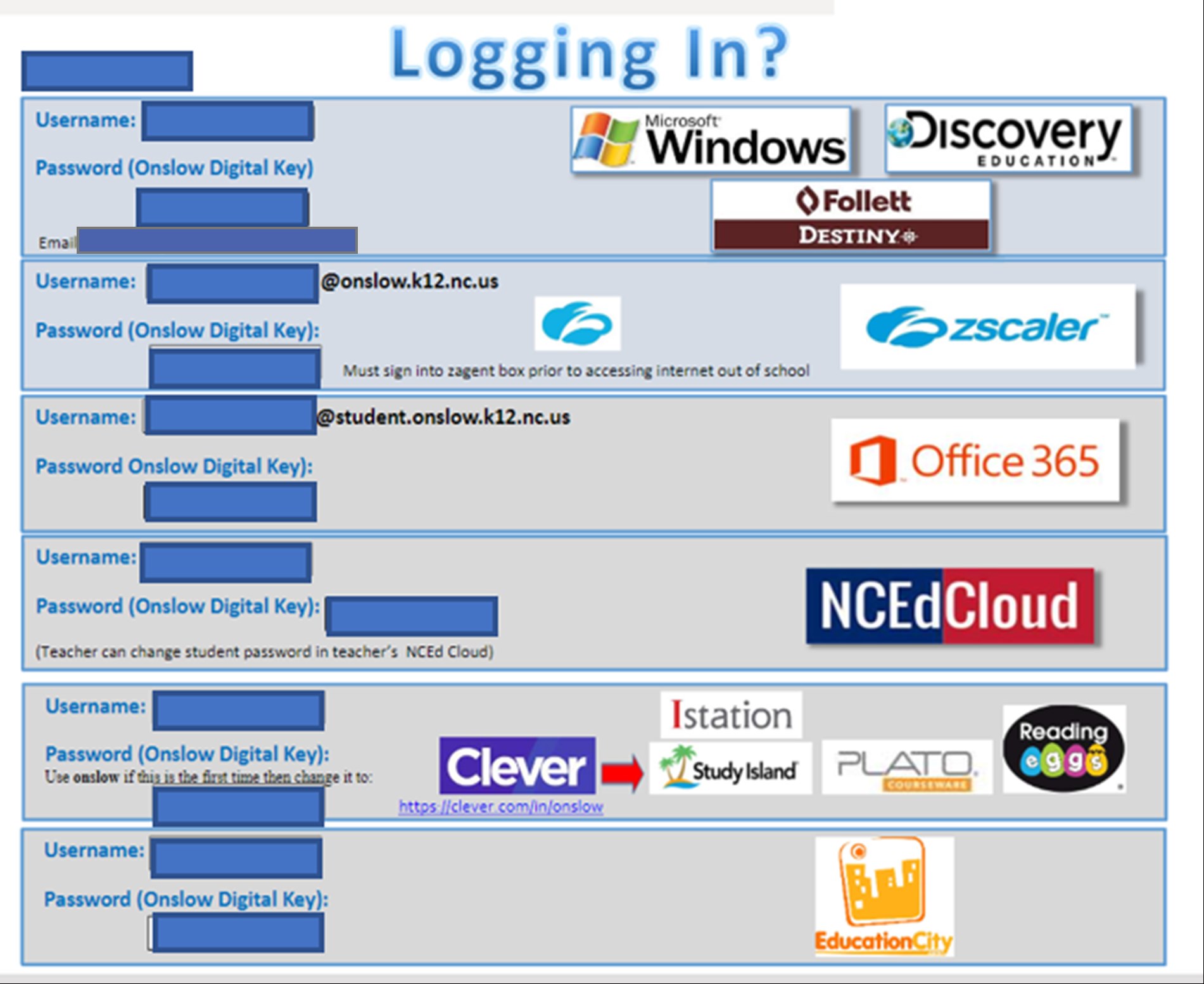 Technology Assistance / Technology Troubleshooting Information