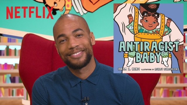 Kendrick Sampson Reads "Antiracist Baby" | Bookmarks | Netflix Jr
Learn nine simple steps to becoming antiracist so you can teach others in your life to do the same.

Watch Bookmarks: Celebrating Black Voices, only on Netflix, September 1st: https://www.netflix.com/title/81303906

SUBSCRIBE: http://bit.ly/NetflixJrSubscribe

About Netflix Jr.:
Welcome to the official Netflix Jr. channel! Where kids can learn, sing and play with their favorite Netflix characters - from StoryBots to Super Monsters and everyone in between. 

About Netflix:
Netflix is the world's leading streaming entertainment service with 193 million paid memberships in over 190 countries enjoying TV series, documentaries and feature films across a wide variety of genres and languages. Members can watch as much as they want, anytime, anywhere, on any internet-connected screen. Members can play, pause and resume watching, all without commercials or commitments.

Looking for StoryBots? Ta-da!

New StoryBots Videos: http://bit.ly/NewStoryBots

ABC Jamboree: http://bit.ly/ABCJamboreeStoryBots

Storybots Super Songs: http://bit.ly/SuperSongsStoryBots

Animal Songs: http://bit.ly/StoryBotsAnimals

Classic Songs: http://bit.ly/StoryBotsClassicSongs

Songs About Colors: http://bit.ly/StoryBotsColors

Dinosaur Songs: http://bit.ly/StoryBotsDinosaurs

Outer Space Songs: http://bit.ly/StoryBotsOuterSpace

Time Songs: http://bit.ly/StoryBotsTime

Number Songs: http://bit.ly/StoryBotsNumbers

Body Songs: http://bit.ly/StoryBotsBodySongs

Songs About Emotions: http://bit.ly/StoryBotsEmotions

Songs About Shapes: http://bit.ly/StoryBotsShapes

Songs About Behaviors: http://bit.ly/StoryBotsBehaviors

Vehicle Songs: http://bit.ly/StoryBotsVehicles
