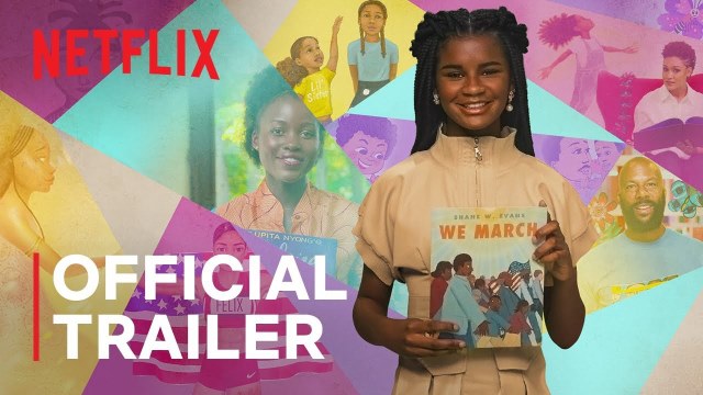 Bookmarks: Celebrating Black Voices NEW Series Trailer | Netflix Jr
It’s storytime with Lupita Nyong’o, Common & more! Bookmarks: Celebrating Black Voices only on Netflix September 1st. 

Watch Bookmarks: Celebrating Black Voices, only on Netflix, September 1st: https://www.netflix.com/title/81303906

SUBSCRIBE: https://www.youtube.com/netflixjr

About Netflix Jr: 
Welcome to the official Netflix Jr. channel! Where kids can learn, sing and play with their favorite Netflix characters - from StoryBots to Super Monsters and everyone in between.

About Netflix:
Netflix is the world's leading streaming entertainment service with 193 million paid memberships in over 190 countries enjoying TV series, documentaries and feature films across a wide variety of genres and languages. Members can watch as much as they want, anytime, anywhere, on any internet-connected screen. Members can play, pause and resume watching, all without commercials or commitments.

Bookmarks: Celebrating Black Voices | Official Trailer | Netflix
https://www.youtube.com/netflixjr

A series of shorts that will provide families with a toolset to start conversations with kids about difficult topics through short-form book-based content.
