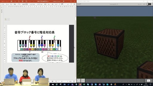 音符ブロックを鳴らしてみよう マイクラの音譜ブロックを使った協働的作曲活動 Microsoft 教育センター