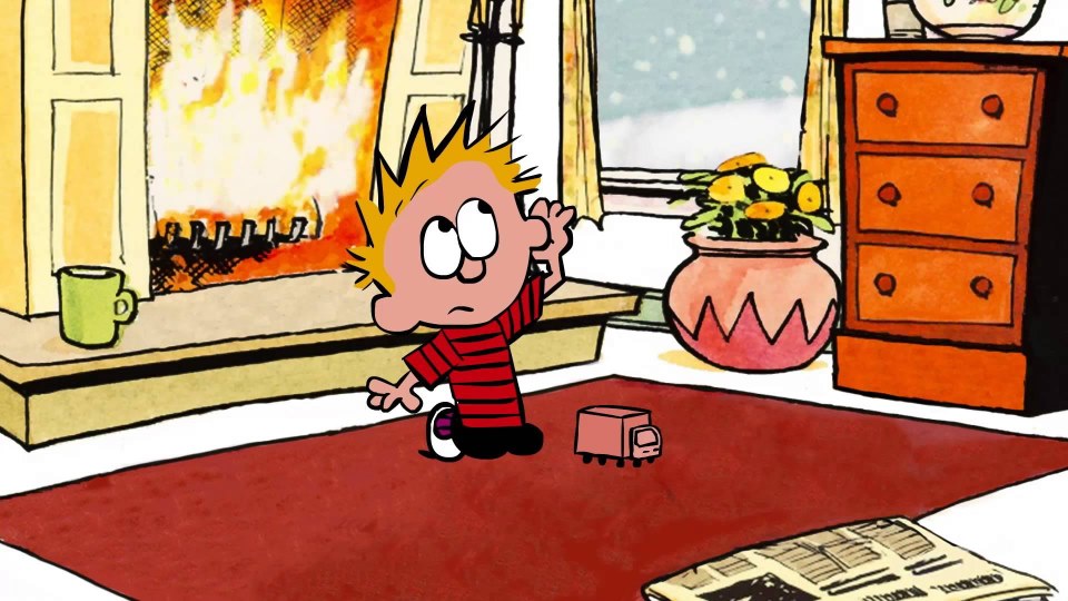 this is one of two calvin and hobbes animations ive done.