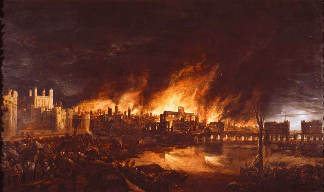 Picture of THE PLAGUE AND THE GREAT FIRE OF LONDON