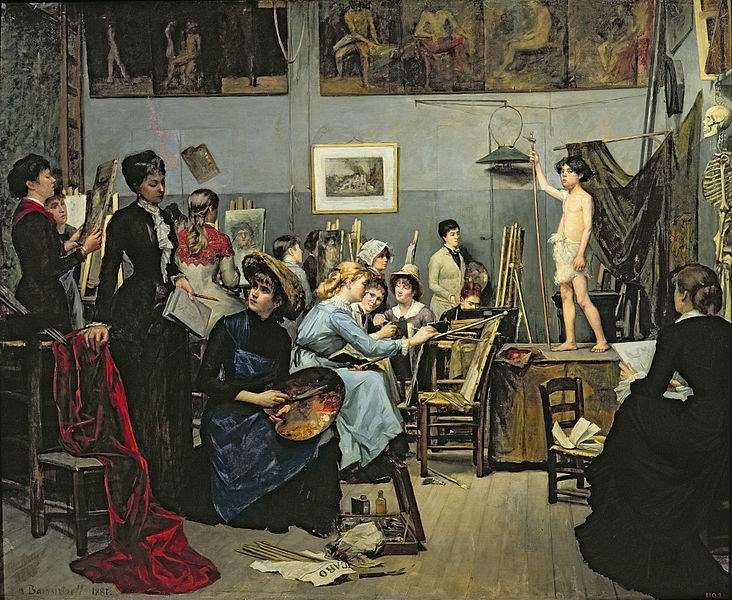 Women of old paintings 