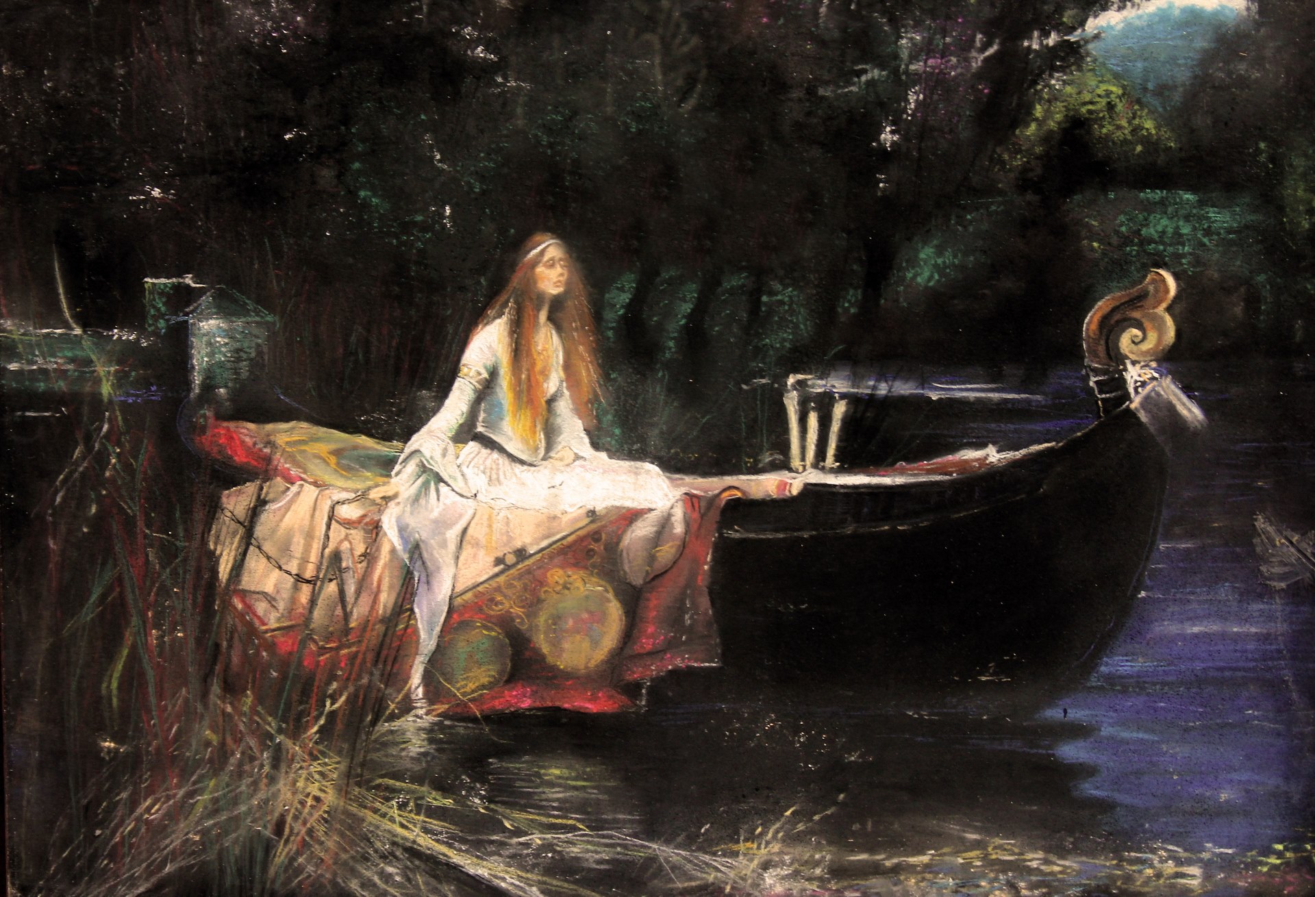 Lady of shalott картина